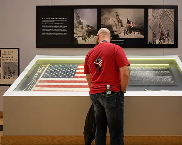 911 Veteran at the memorial museum